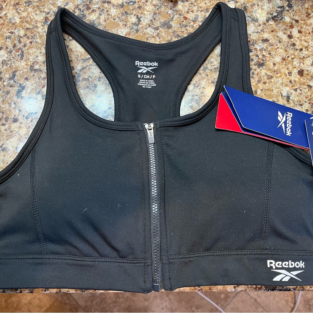 Reebok Women's Black Swim Top